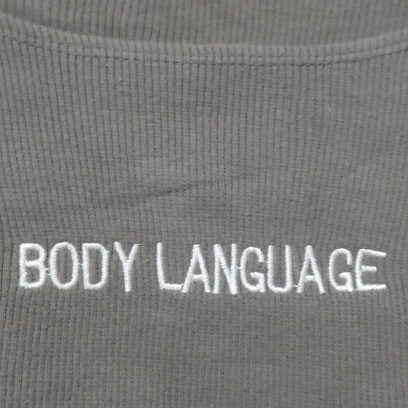 BODY LANGUAGE | medium | Body Language Cropped Top | Made In Canada 🟥🍁🟥 - Picture 2 of 16